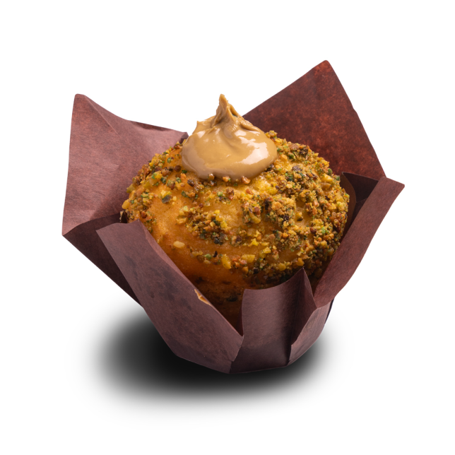 Muffin pistacchio con Caravella Gran Pistacchio