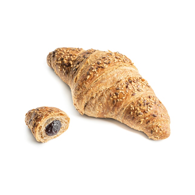 Kroasan od više žitarica sa divljim jagodama